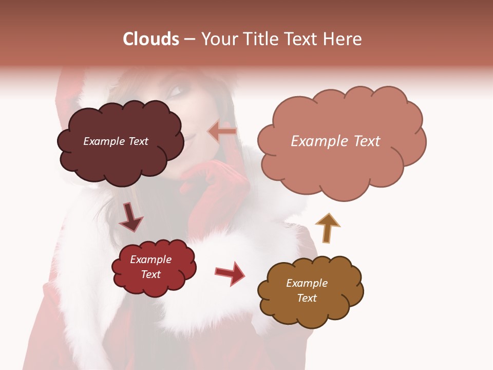 Gift Seasonal People PowerPoint Template