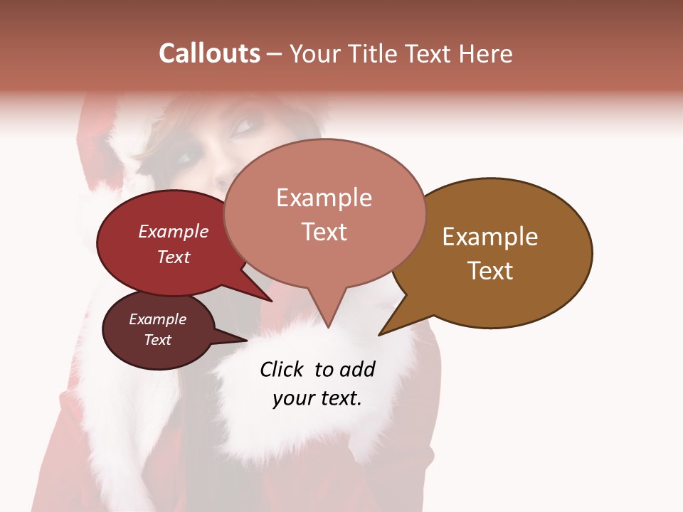 Gift Seasonal People PowerPoint Template