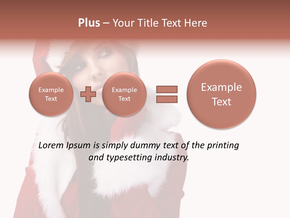 Gift Seasonal People PowerPoint Template