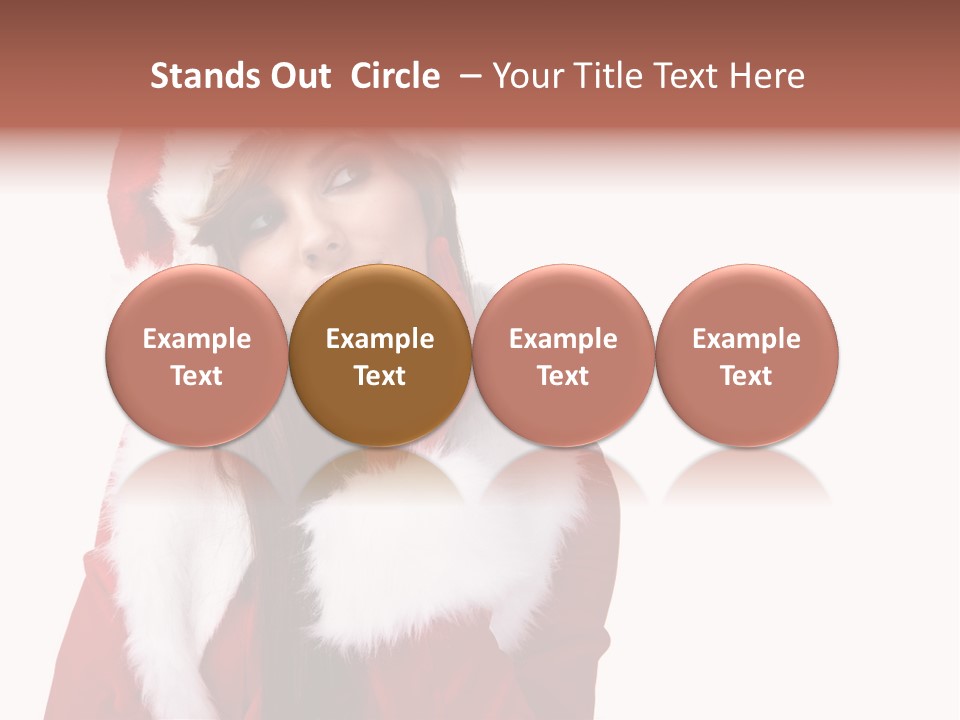 Gift Seasonal People PowerPoint Template