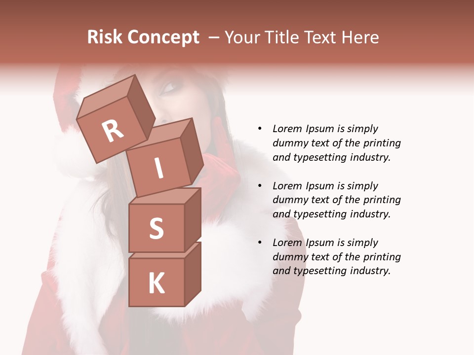 Gift Seasonal People PowerPoint Template