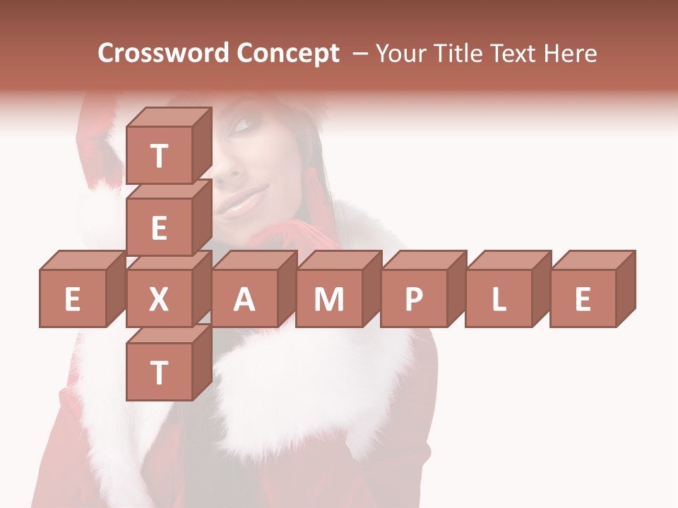 Gift Seasonal People PowerPoint Template