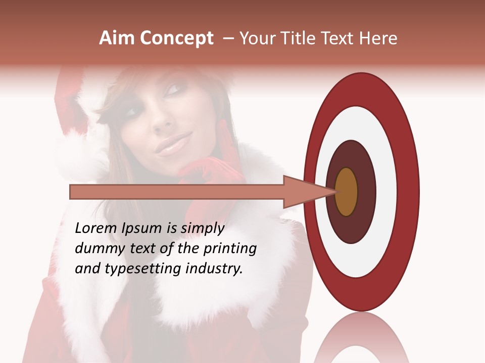 Gift Seasonal People PowerPoint Template