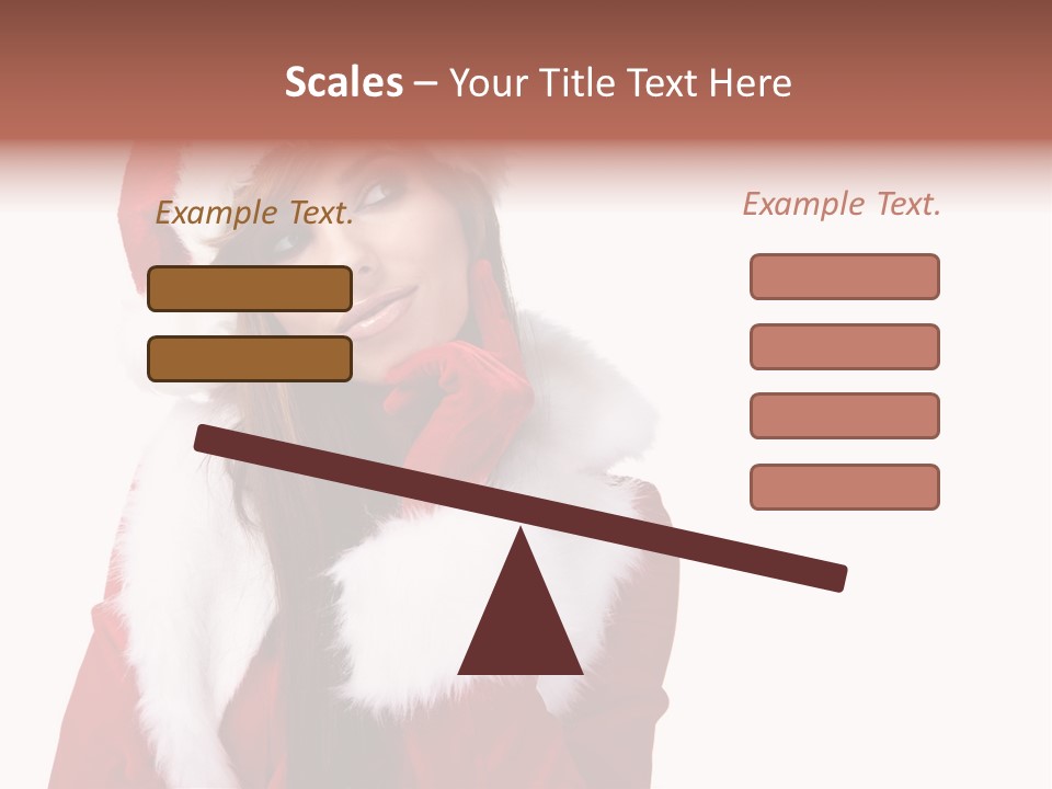 Gift Seasonal People PowerPoint Template