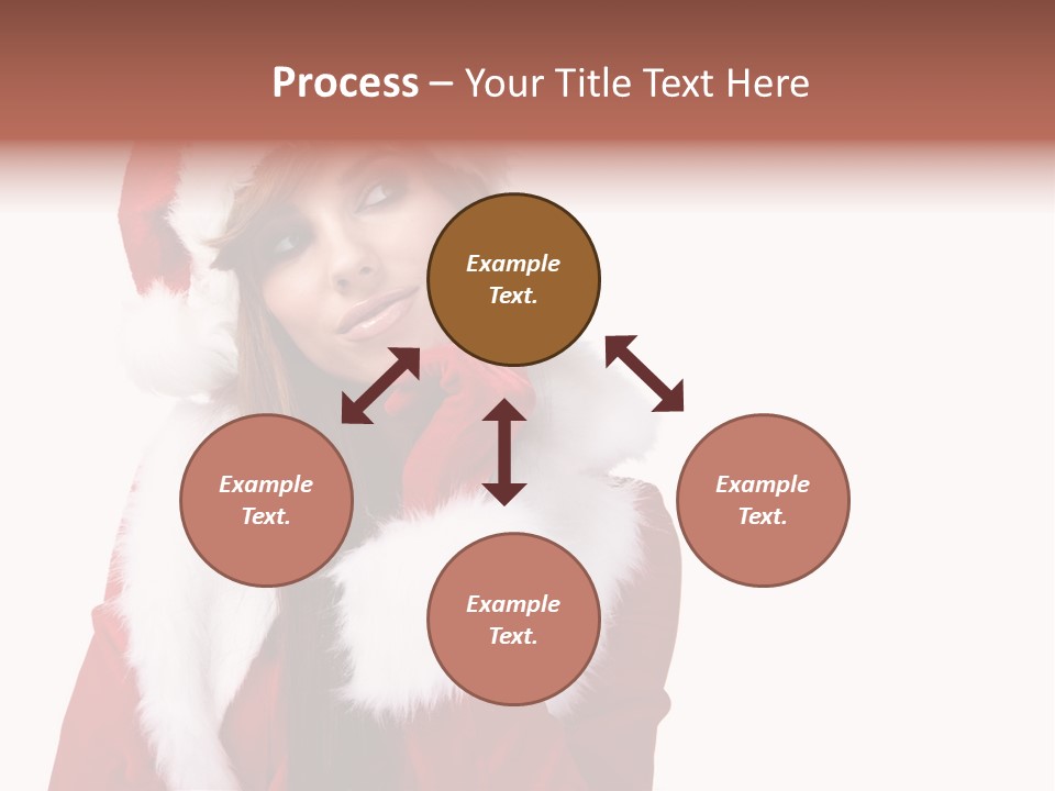 Gift Seasonal People PowerPoint Template