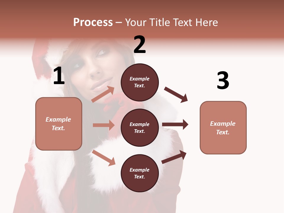 Gift Seasonal People PowerPoint Template