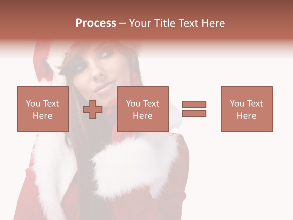 Gift Seasonal People PowerPoint Template