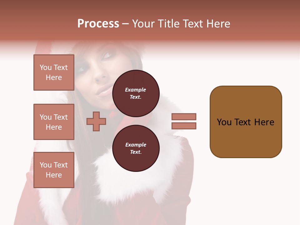 Gift Seasonal People PowerPoint Template
