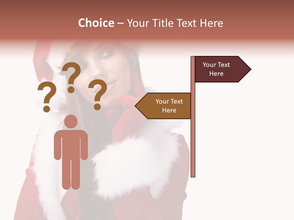 Gift Seasonal People PowerPoint Template