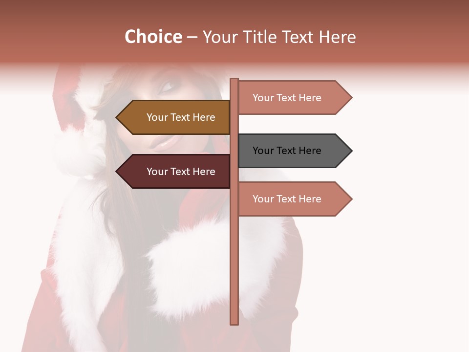 Gift Seasonal People PowerPoint Template