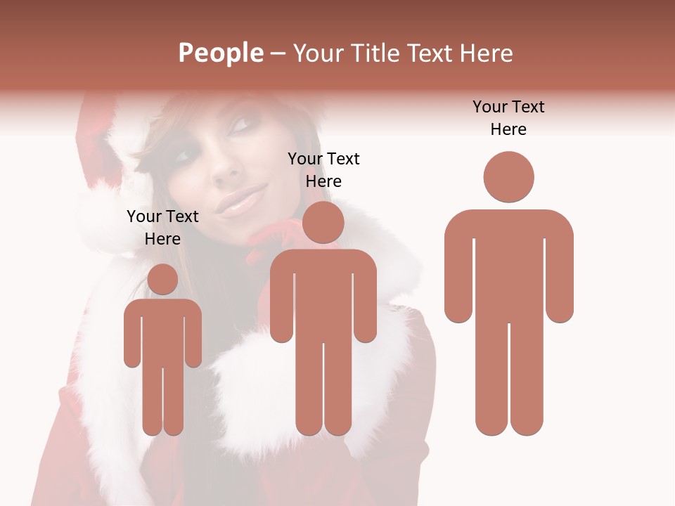 Gift Seasonal People PowerPoint Template