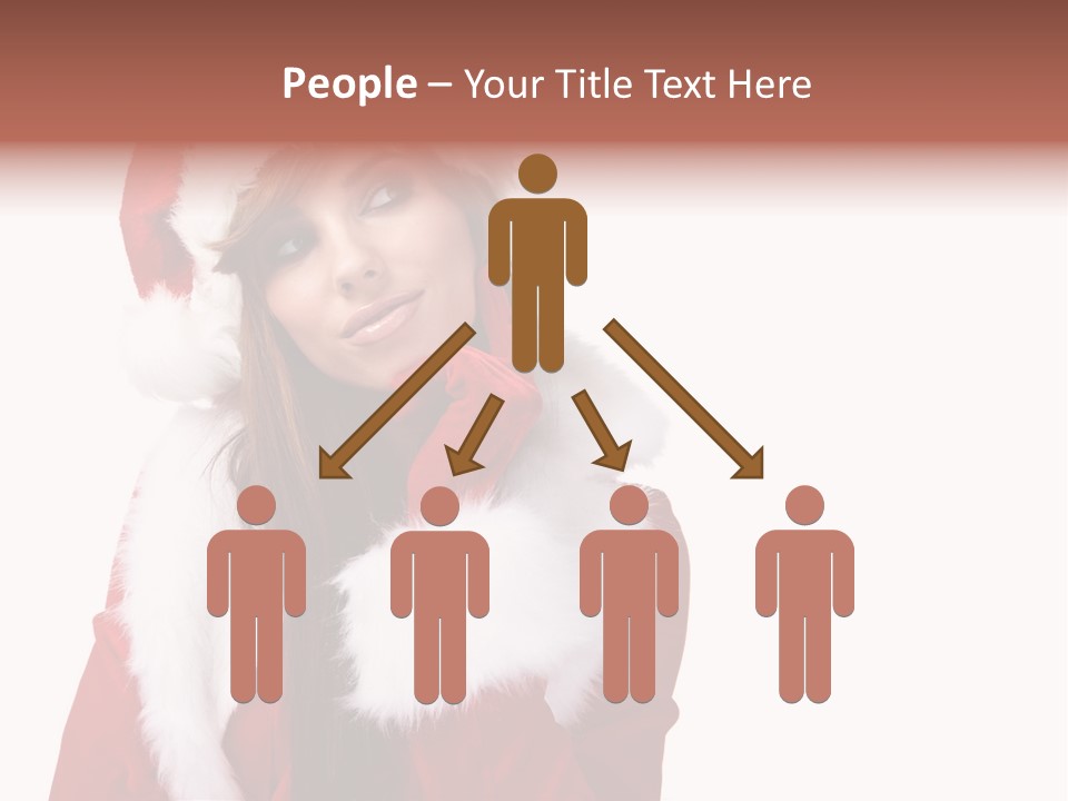 Gift Seasonal People PowerPoint Template