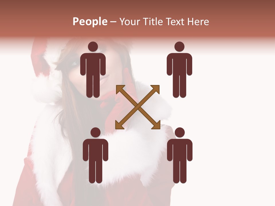 Gift Seasonal People PowerPoint Template
