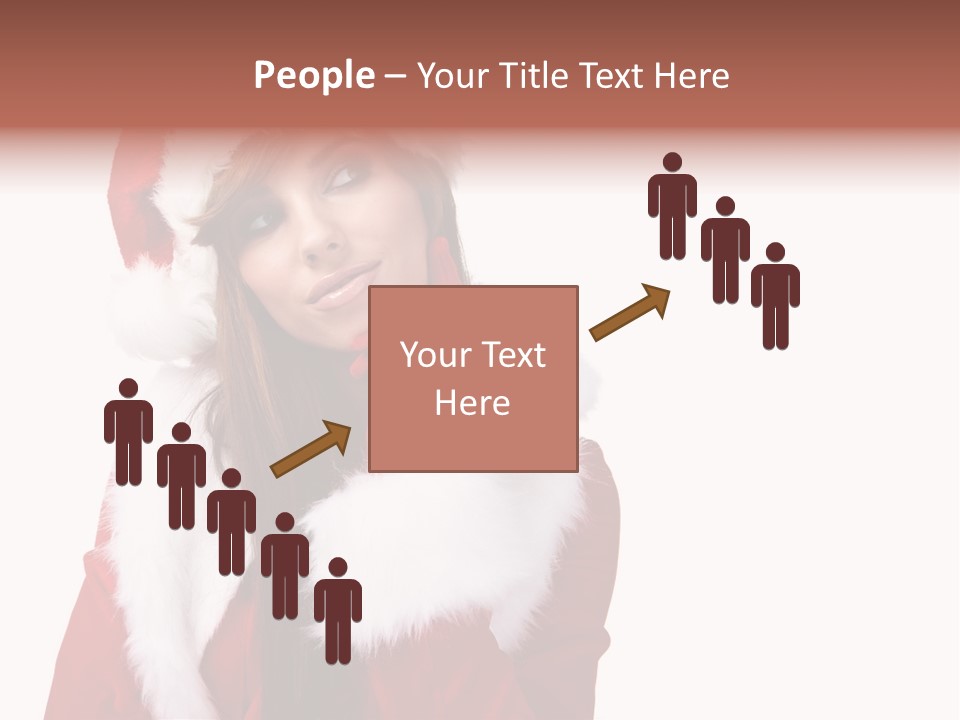 Gift Seasonal People PowerPoint Template