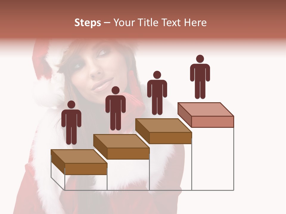Gift Seasonal People PowerPoint Template