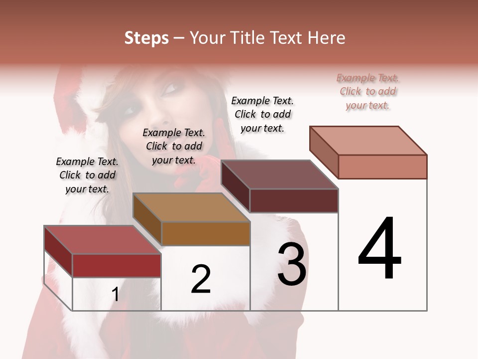 Gift Seasonal People PowerPoint Template