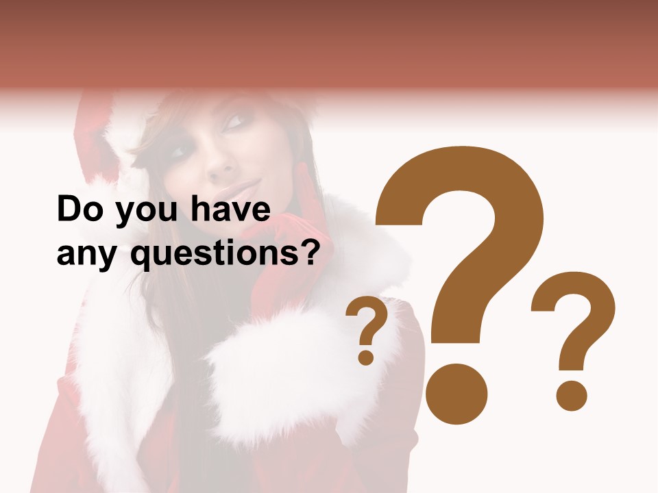 Gift Seasonal People PowerPoint Template