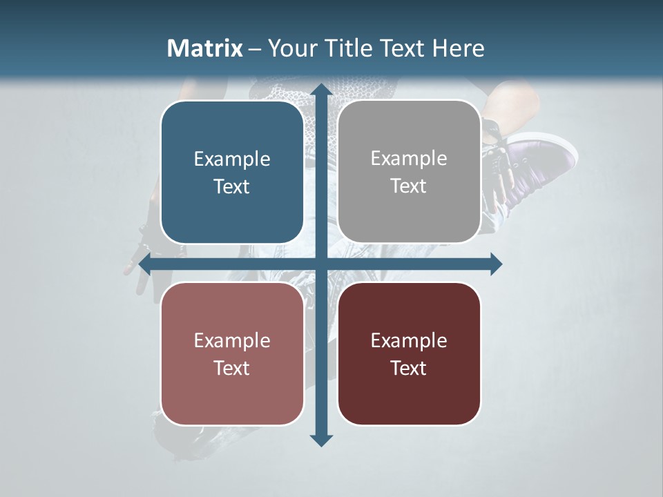 Dark Dancer Young PowerPoint Template