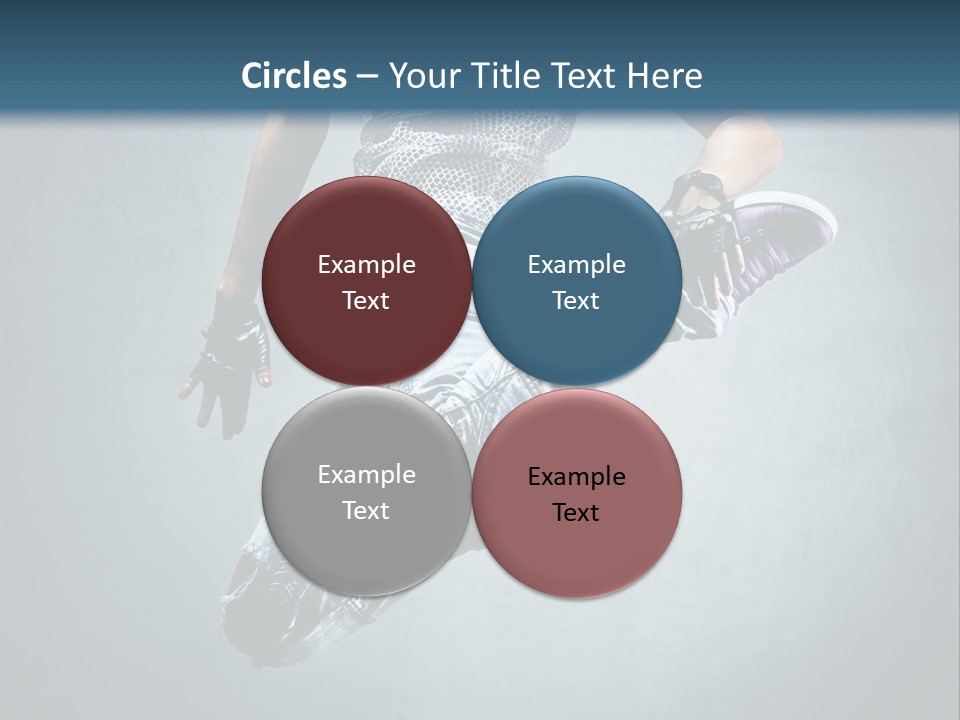 Dark Dancer Young PowerPoint Template