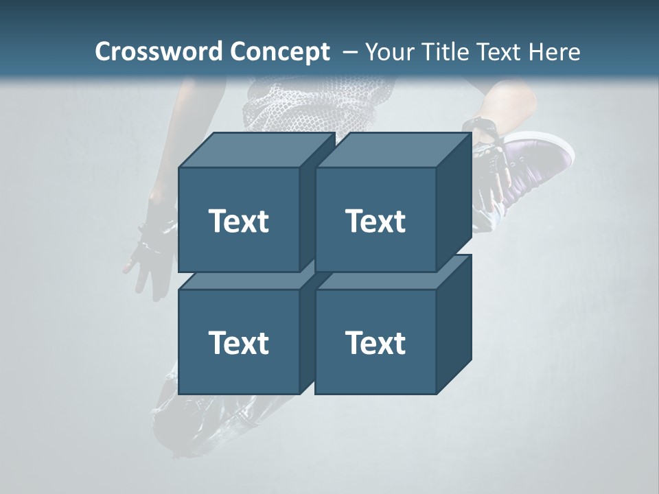 Dark Dancer Young PowerPoint Template