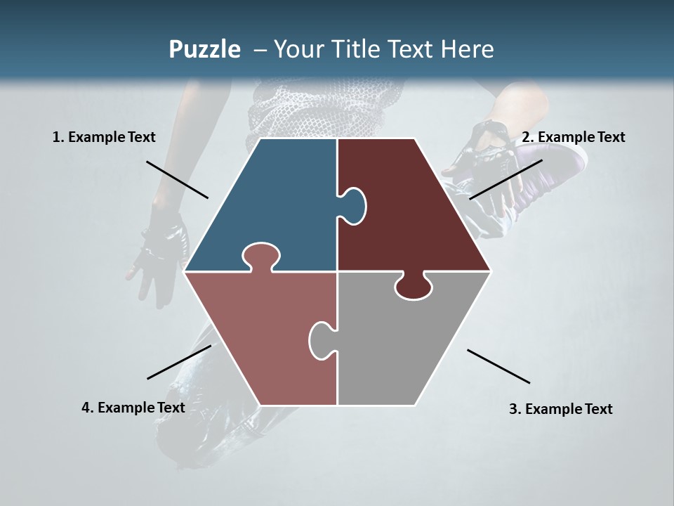 Dark Dancer Young PowerPoint Template
