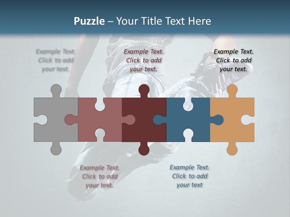 Dark Dancer Young PowerPoint Template