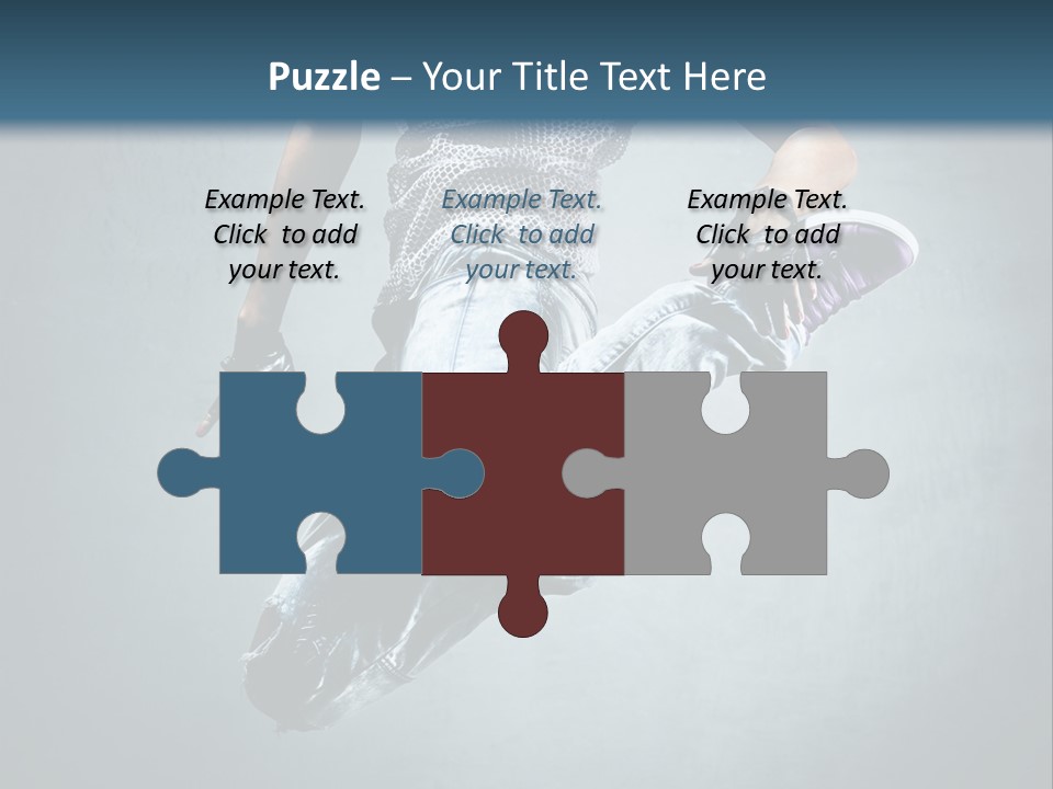 Dark Dancer Young PowerPoint Template