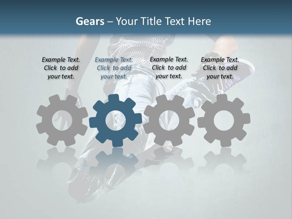 Dark Dancer Young PowerPoint Template