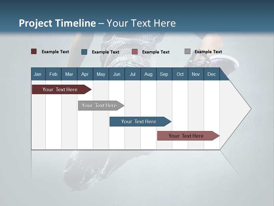 Dark Dancer Young PowerPoint Template