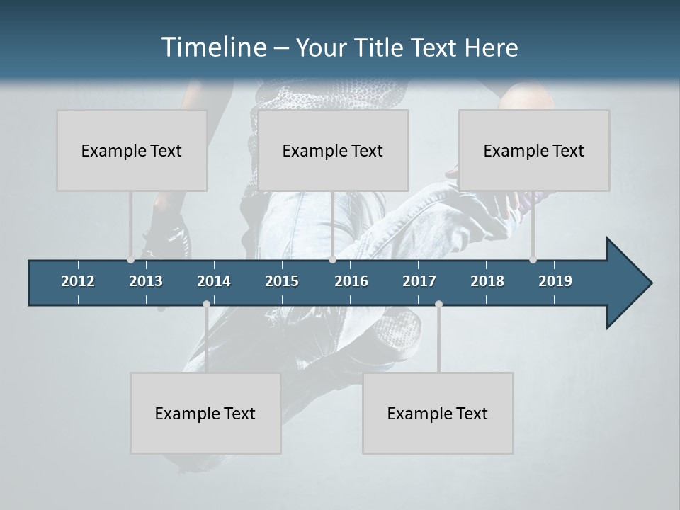 Dark Dancer Young PowerPoint Template