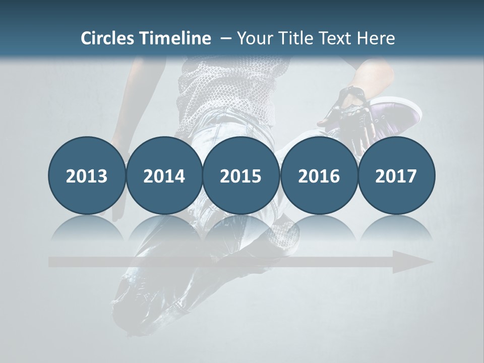 Dark Dancer Young PowerPoint Template