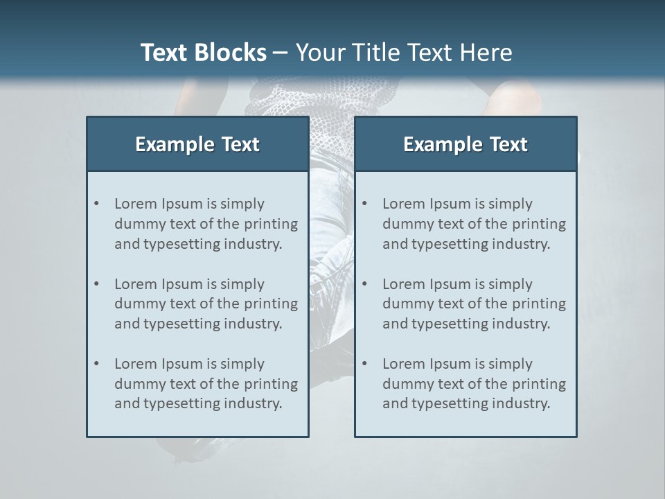 Dark Dancer Young PowerPoint Template
