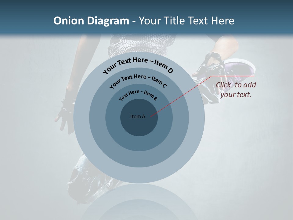 Dark Dancer Young PowerPoint Template