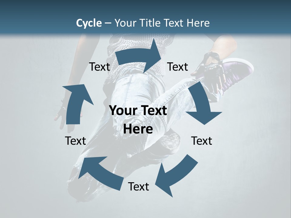 Dark Dancer Young PowerPoint Template