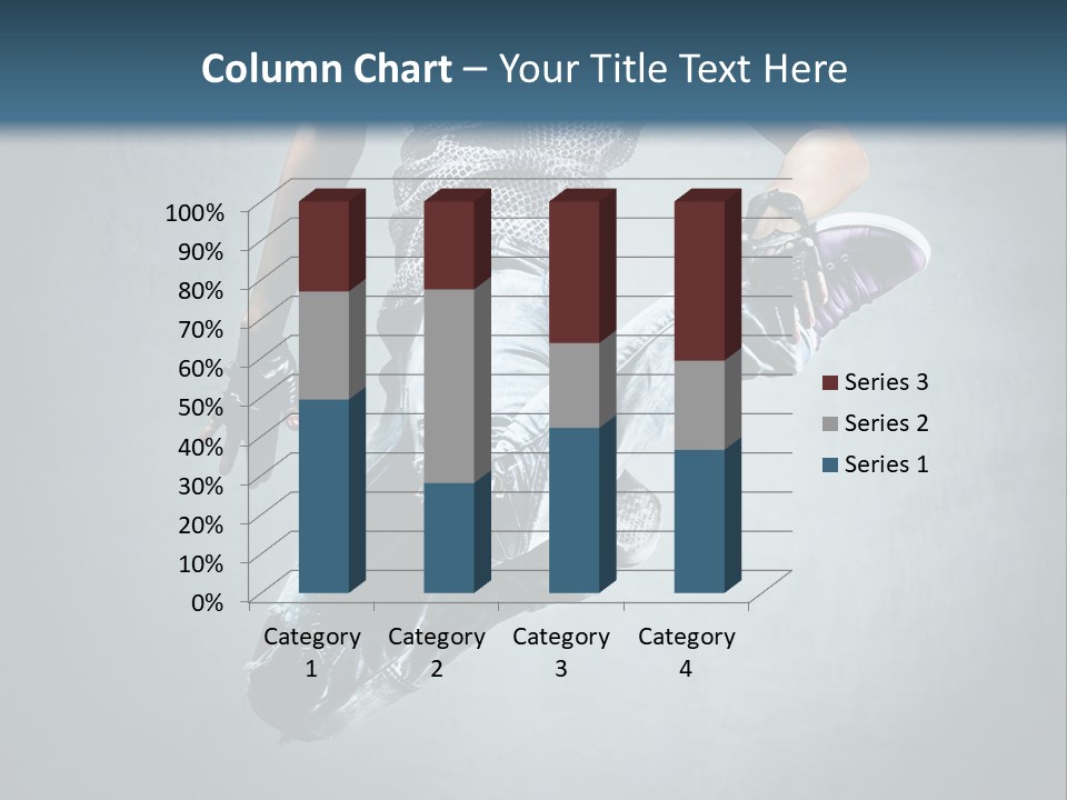 Dark Dancer Young PowerPoint Template