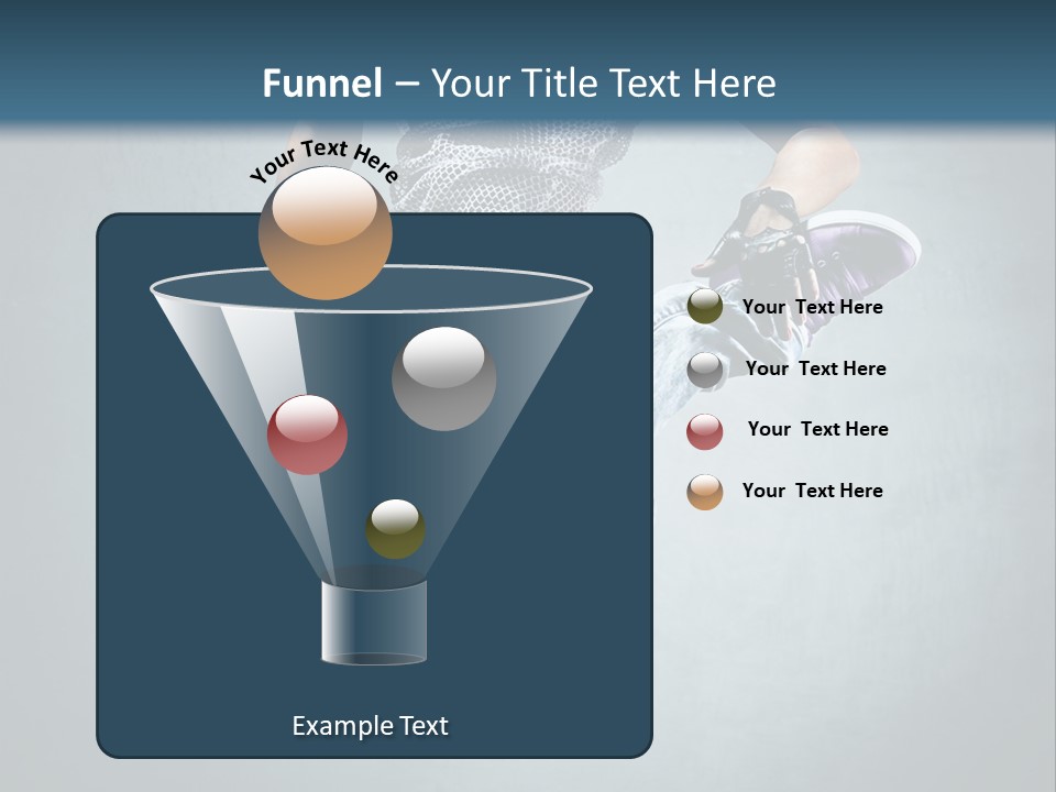 Dark Dancer Young PowerPoint Template