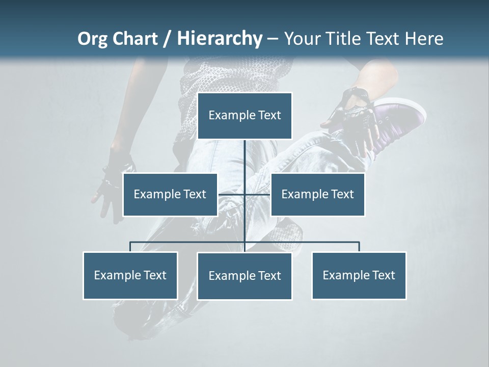 Dark Dancer Young PowerPoint Template