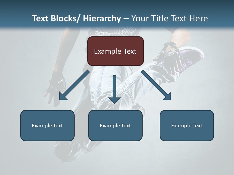 Dark Dancer Young PowerPoint Template