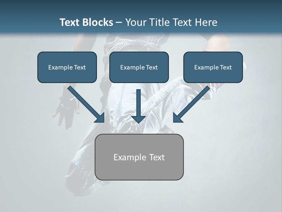Dark Dancer Young PowerPoint Template