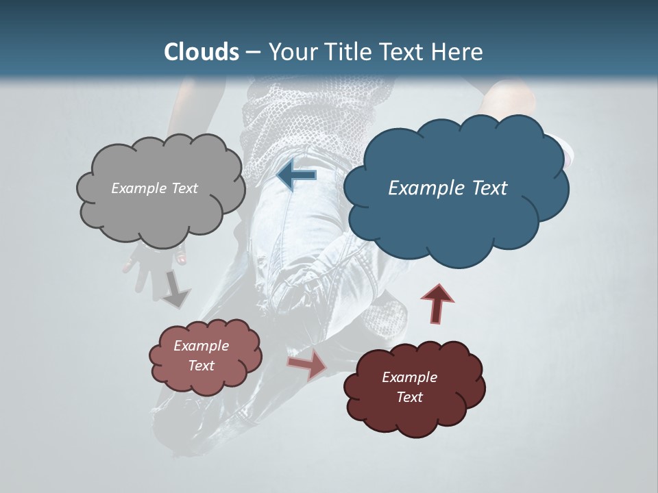 Dark Dancer Young PowerPoint Template