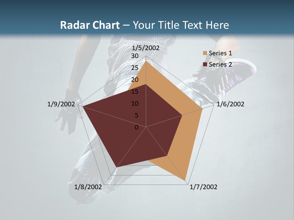 Dark Dancer Young PowerPoint Template