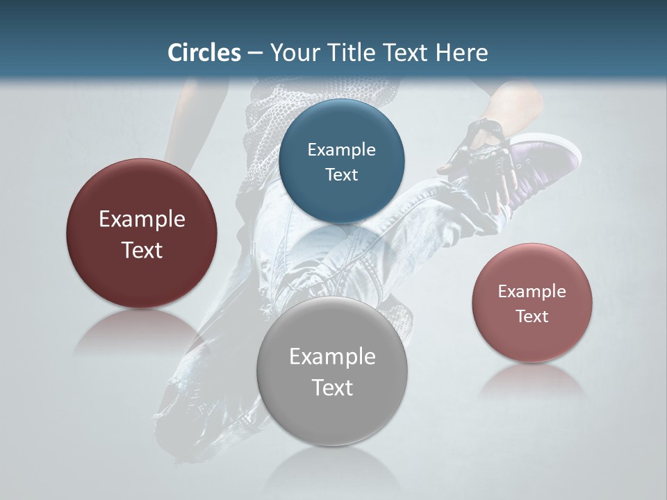 Dark Dancer Young PowerPoint Template