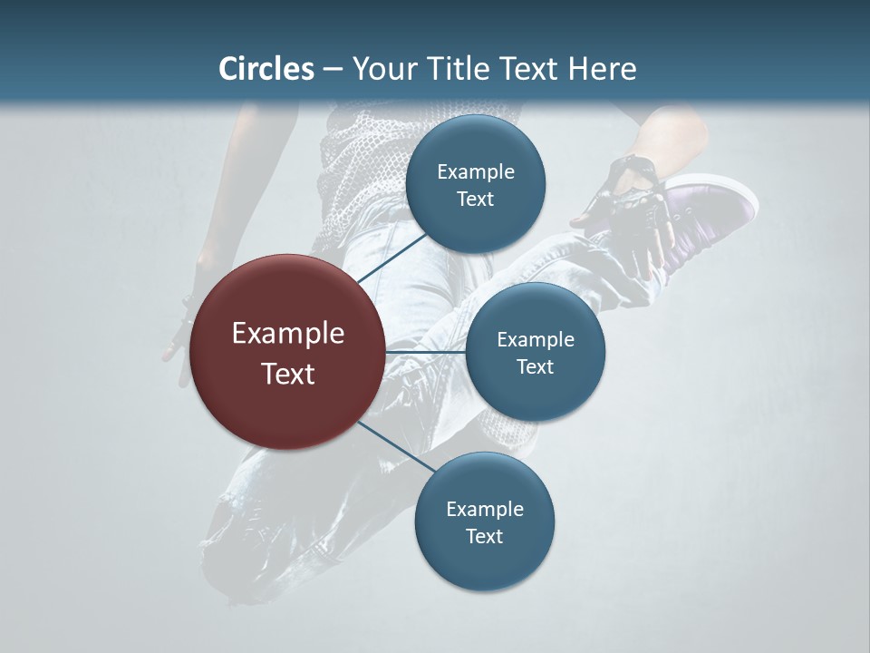 Dark Dancer Young PowerPoint Template