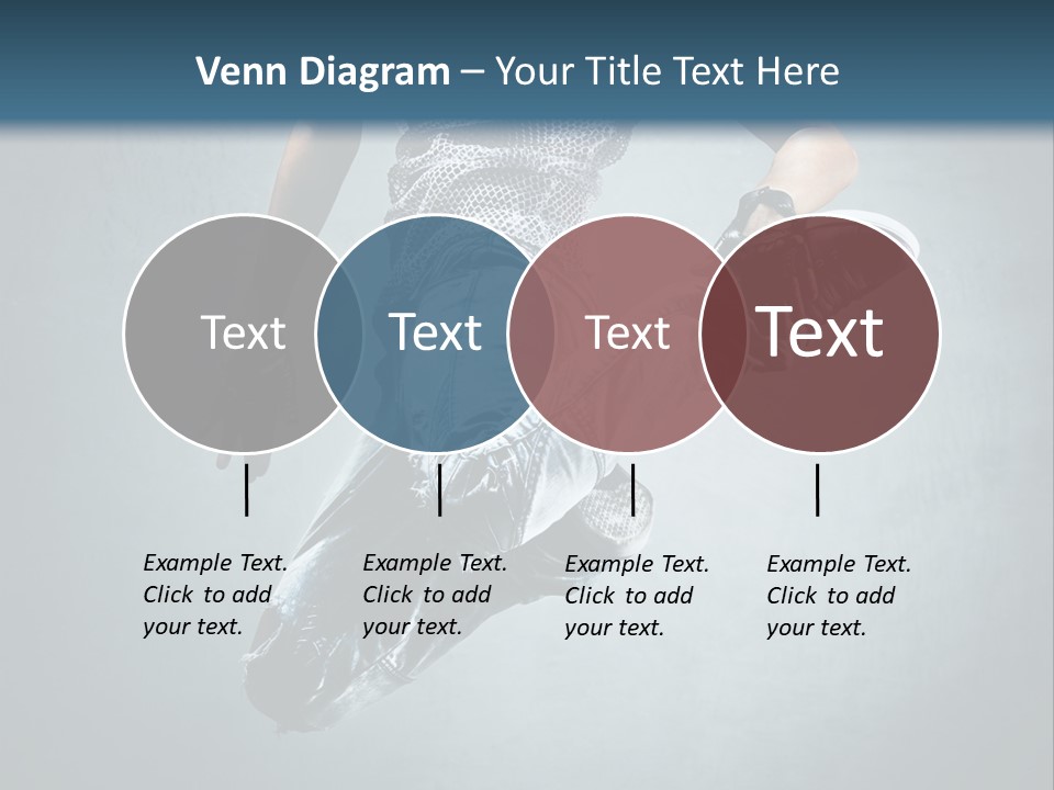 Dark Dancer Young PowerPoint Template