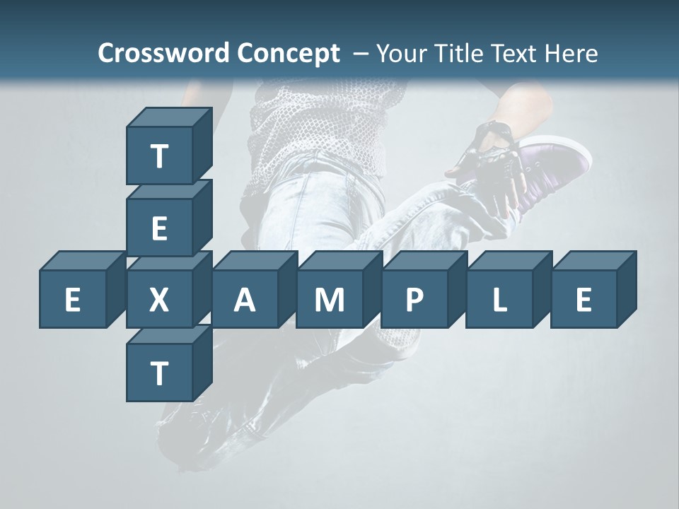 Dark Dancer Young PowerPoint Template