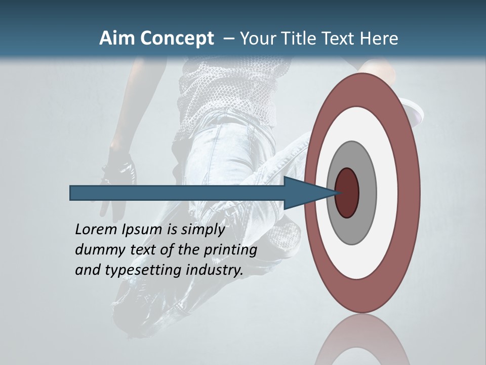 Dark Dancer Young PowerPoint Template