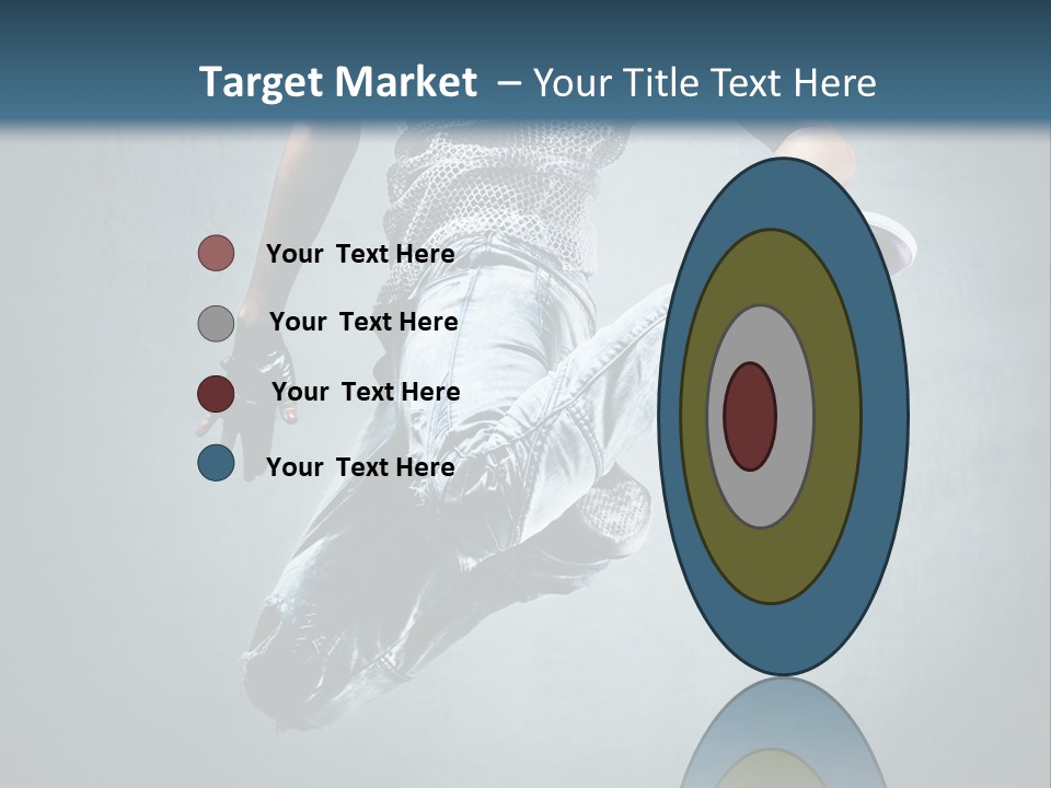 Dark Dancer Young PowerPoint Template