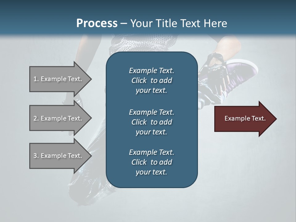 Dark Dancer Young PowerPoint Template