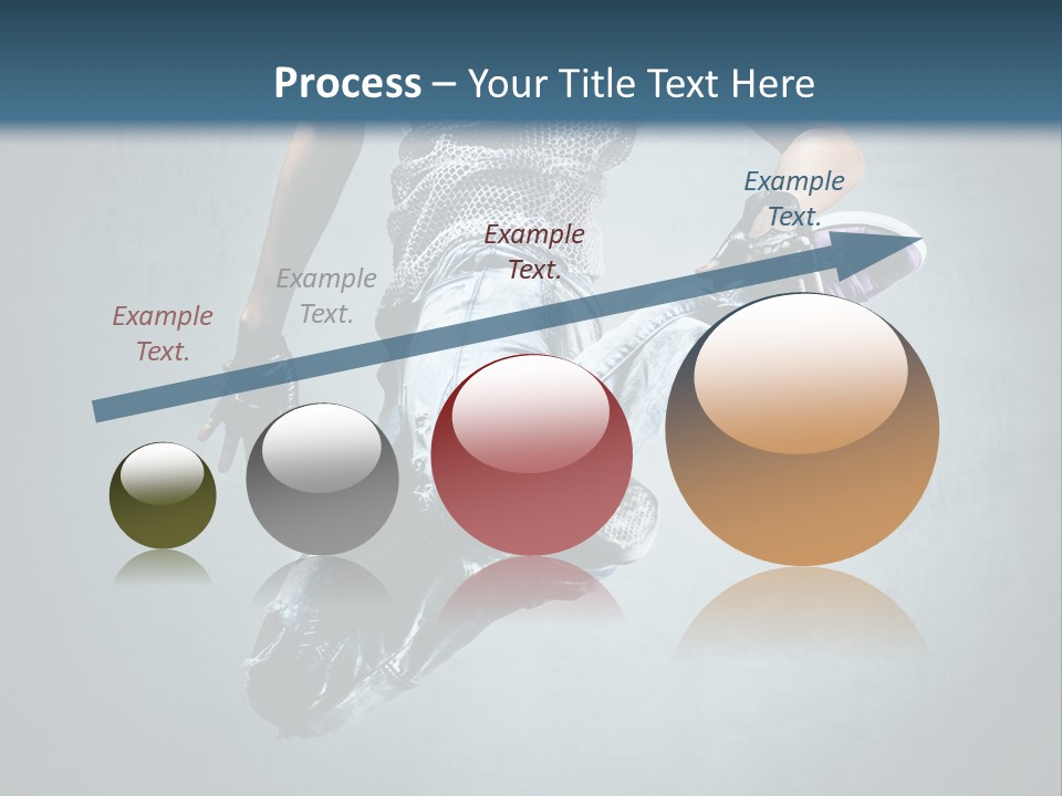 Dark Dancer Young PowerPoint Template