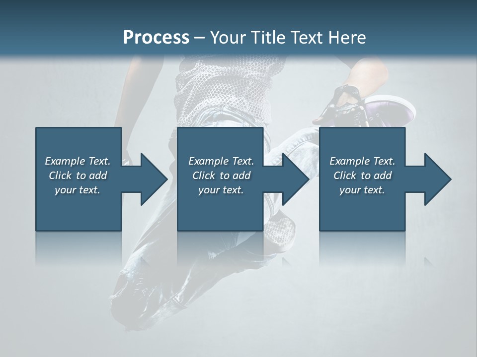 Dark Dancer Young PowerPoint Template